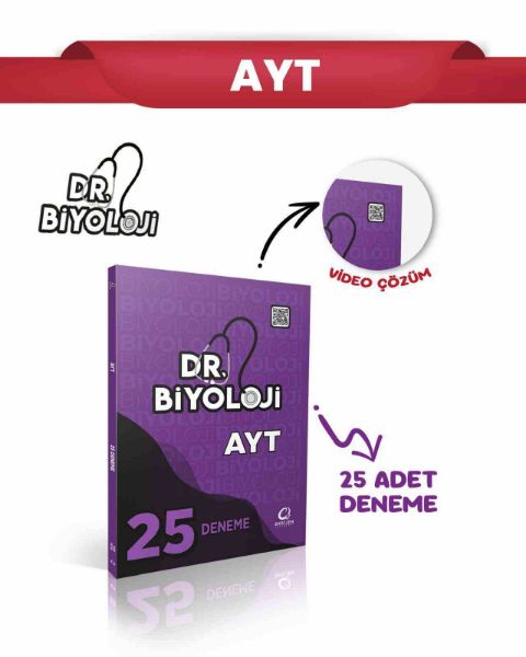 DR. BİYOLOJİ AYT 25 DENEME resmi