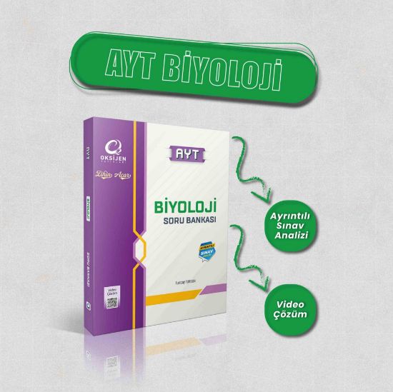 OKSİJEN AYT BİYOLOJİ SORU BANKASI resmi