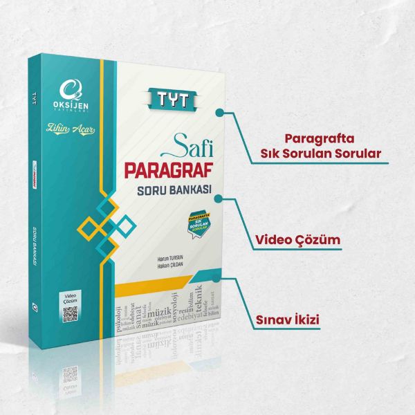 OKSİJEN TYT SAFİ PARAGRAF SORU BANKASI resmi