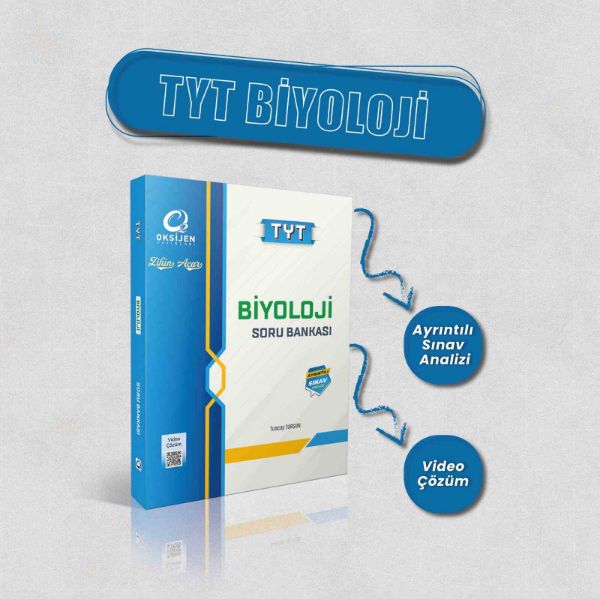 OKSİJEN TYT BİYOLOJİ SORU BANKASI resmi