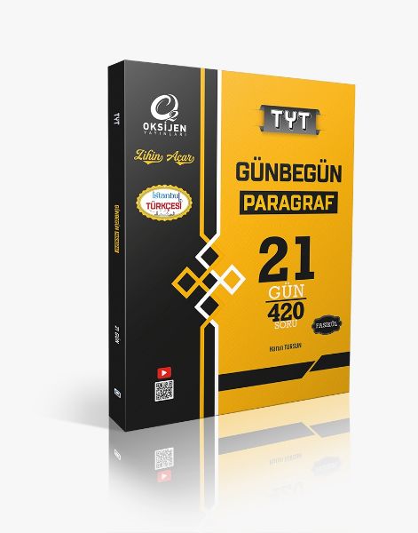 OKSİJEN TYT GÜNBEGÜN PARAGRAF SORU BANKASI resmi