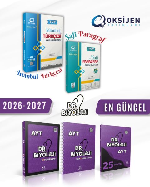 TYT İSTANBUL TÜRKÇESİ-SAFİ PARAGRAF VE DR. BİYOLOJİ AYT SET resmi