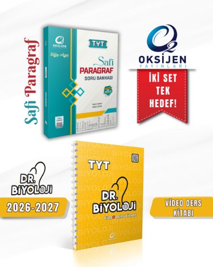 OKSİJEN TYT SAFİ PARAGRAF-DR.BİYOLOJİ TYT VİDEO DERS KİTABI SET resmi