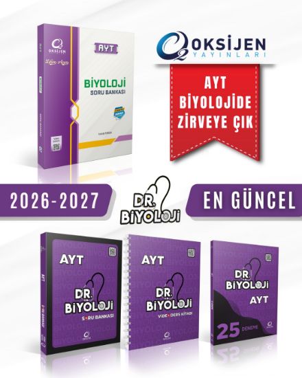 AYT BİYOLOJİ SORU BANKASI+ DR.BİYOLOJİ AYT SET resmi