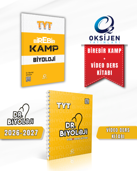 DR.BİYOLOJİ TYT VİDEO DERS KİTABI&BİREBİR KAMP SETİ resmi