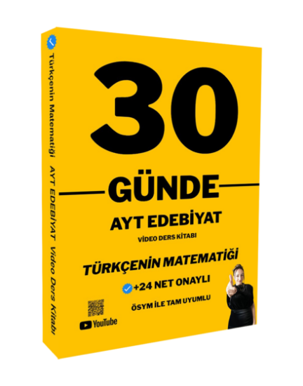 TÜRKÇENİN MATEMATİĞİ 30 GÜNDE AYT EDEBİYAT  resmi