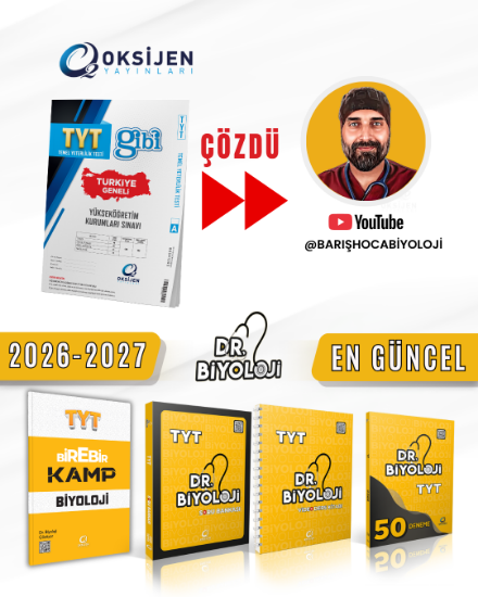 DR.BİYOLOJİ TYT FULL SET+BİREBİR KAMP+TYT TÜRKİYE GENELİ DENEME resmi
