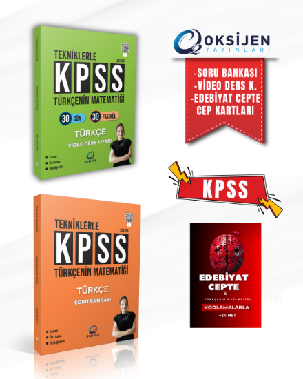 TÜRKÇENİN MATEMATİĞİ KPSS SET+EDEBİYAT CEPTE CEP  KARTLARI resmi