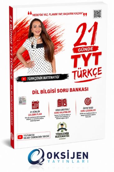 TÜRKÇENİN MATEMATĞİ 21 GÜNDE TYT TÜRKÇE DİL BİLGİSİ SORU BANKASI resmi